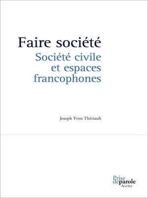 cover image of Faire société